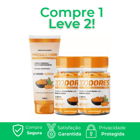 100 Dores –  Para Dores Articulares e Mobilidade + Pomada Brinde