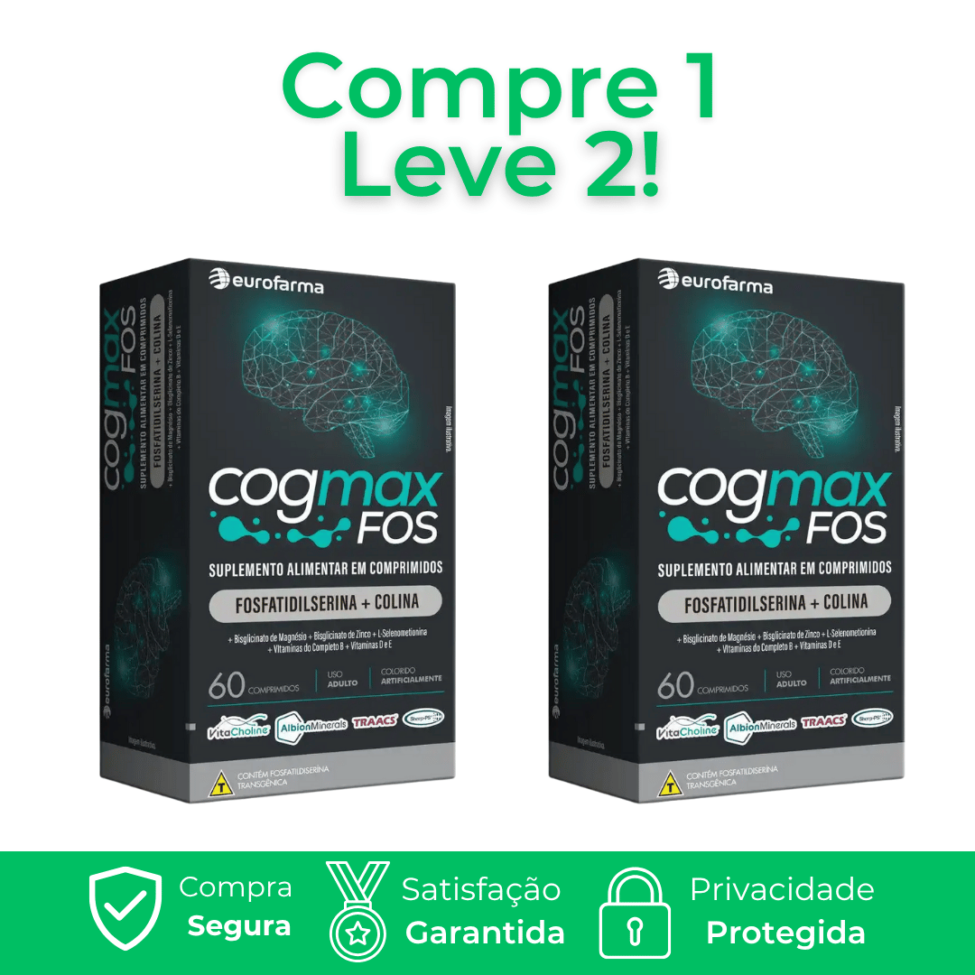 Cogmax Fos - Suplemento Alimentar Cognitivo