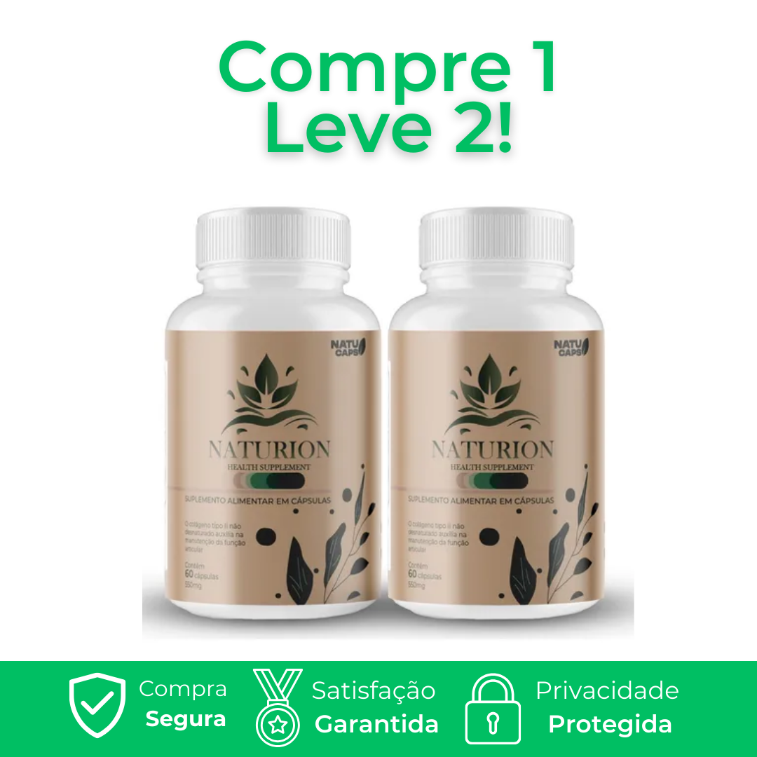 Naturion – Suplemento Natural em Cápsulas Para Dores Articulares e Mobilidade