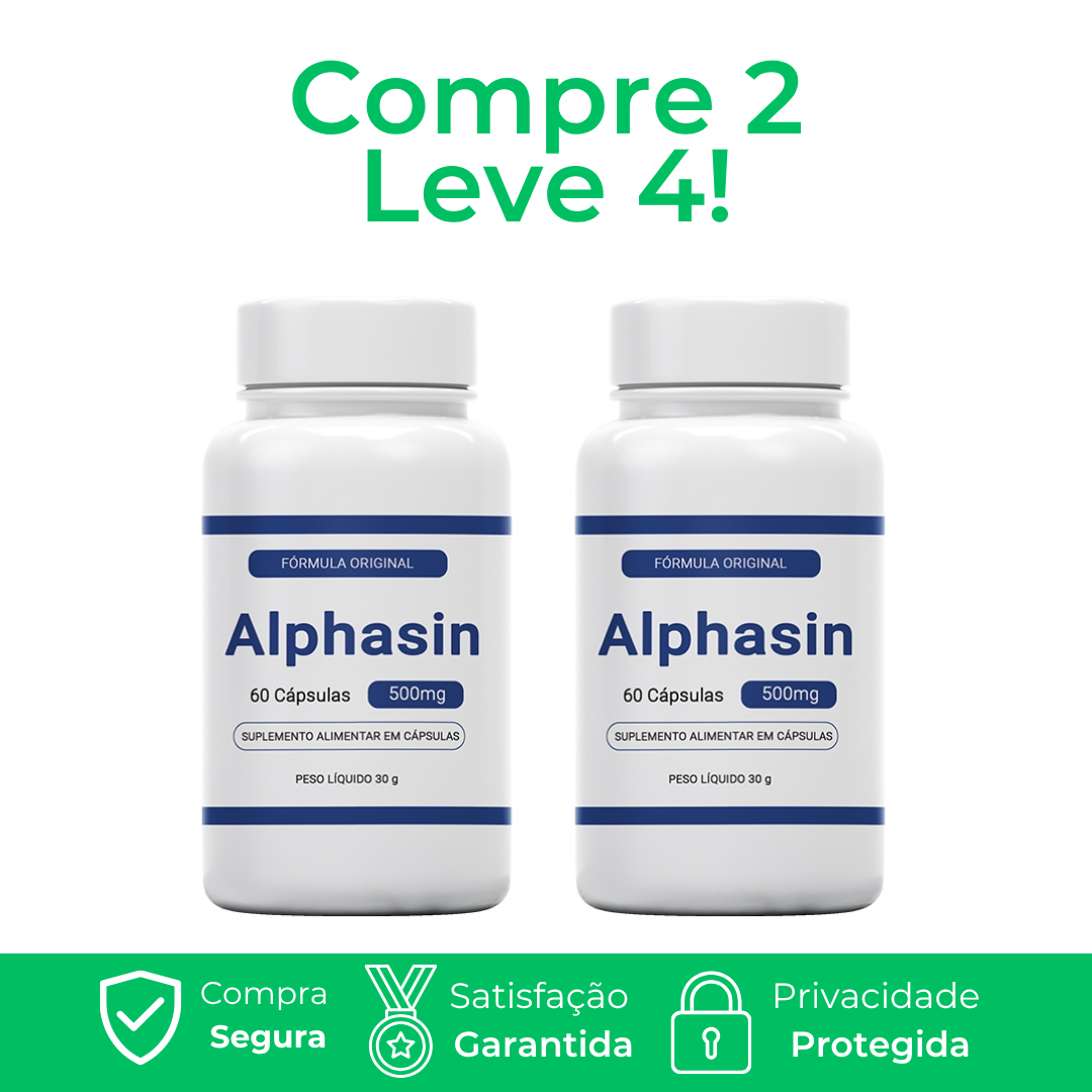 Alphasin - Auxílio no Alívio das Dores da Próstata