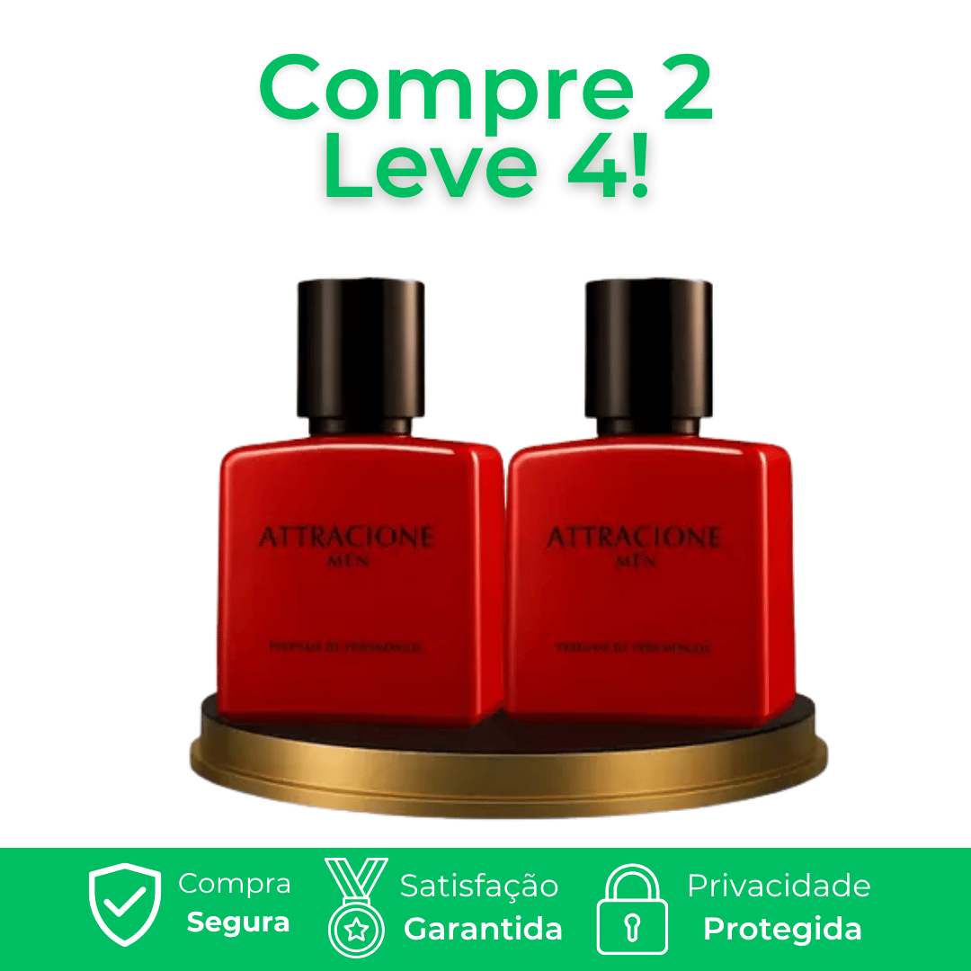 Perfume Attracione Men - Atraia Elas Através Dos Feromônios