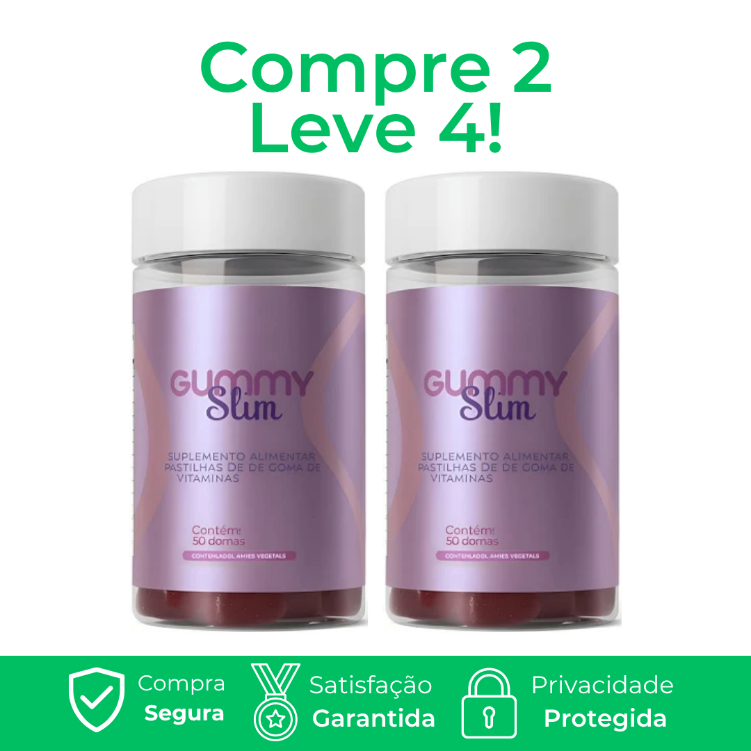 Gummy Slim - Queima de Gordura Frutas Vermelhas