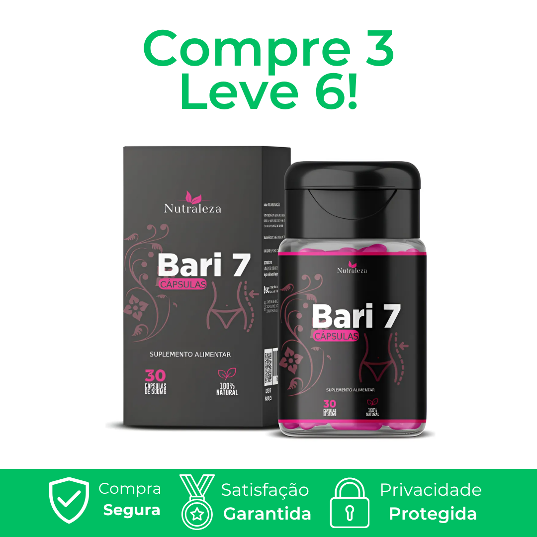 Bari 7 Caps - A Revolução da Redução de Medidas