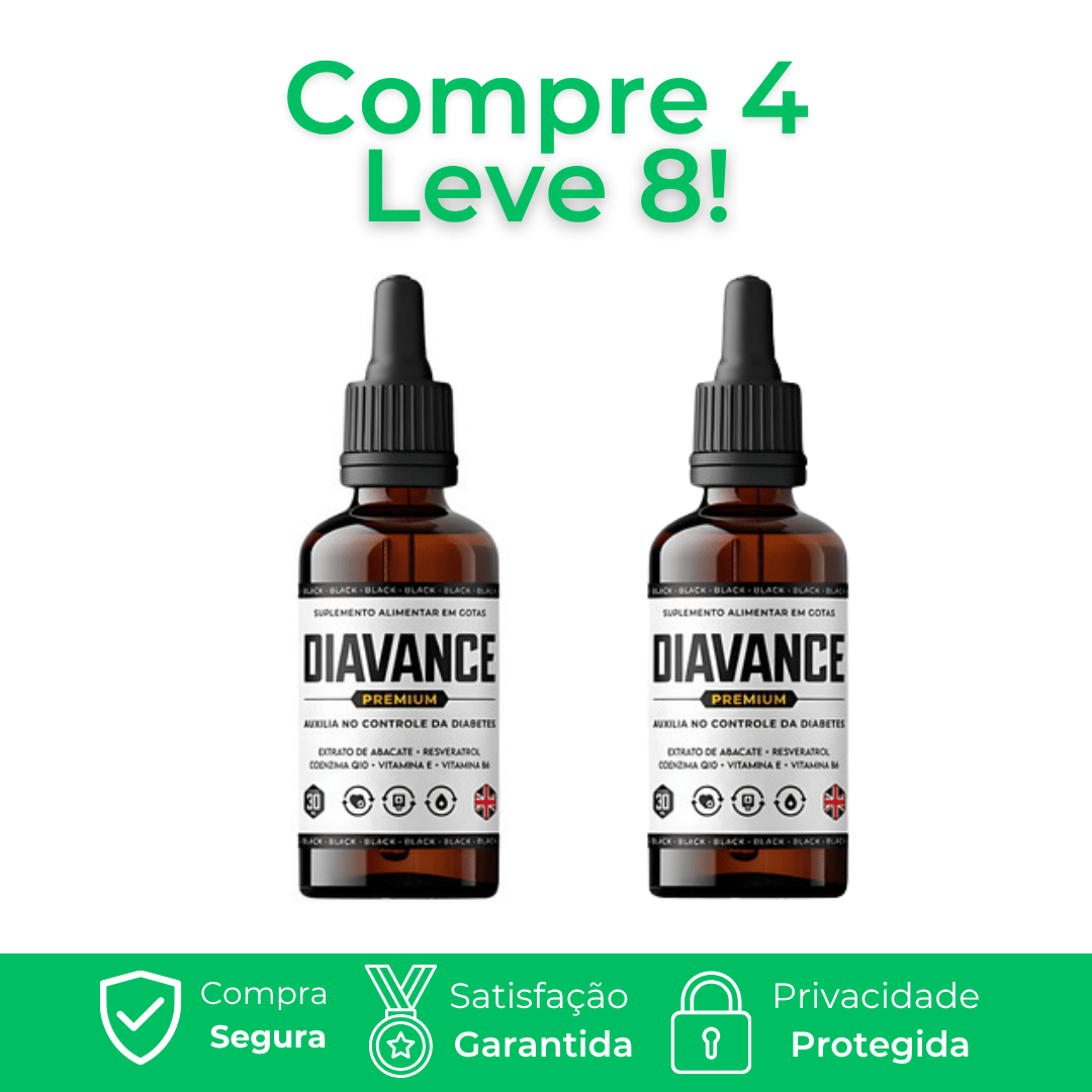 Diavance - Apoio Natural para Auxiliar no Controle da Glicose
