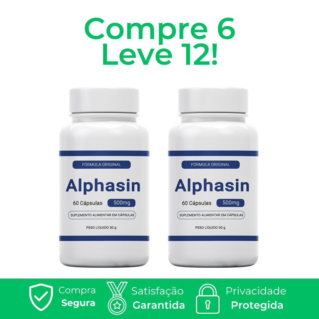 Alphasin - Auxílio no Alívio das Dores da Próstata