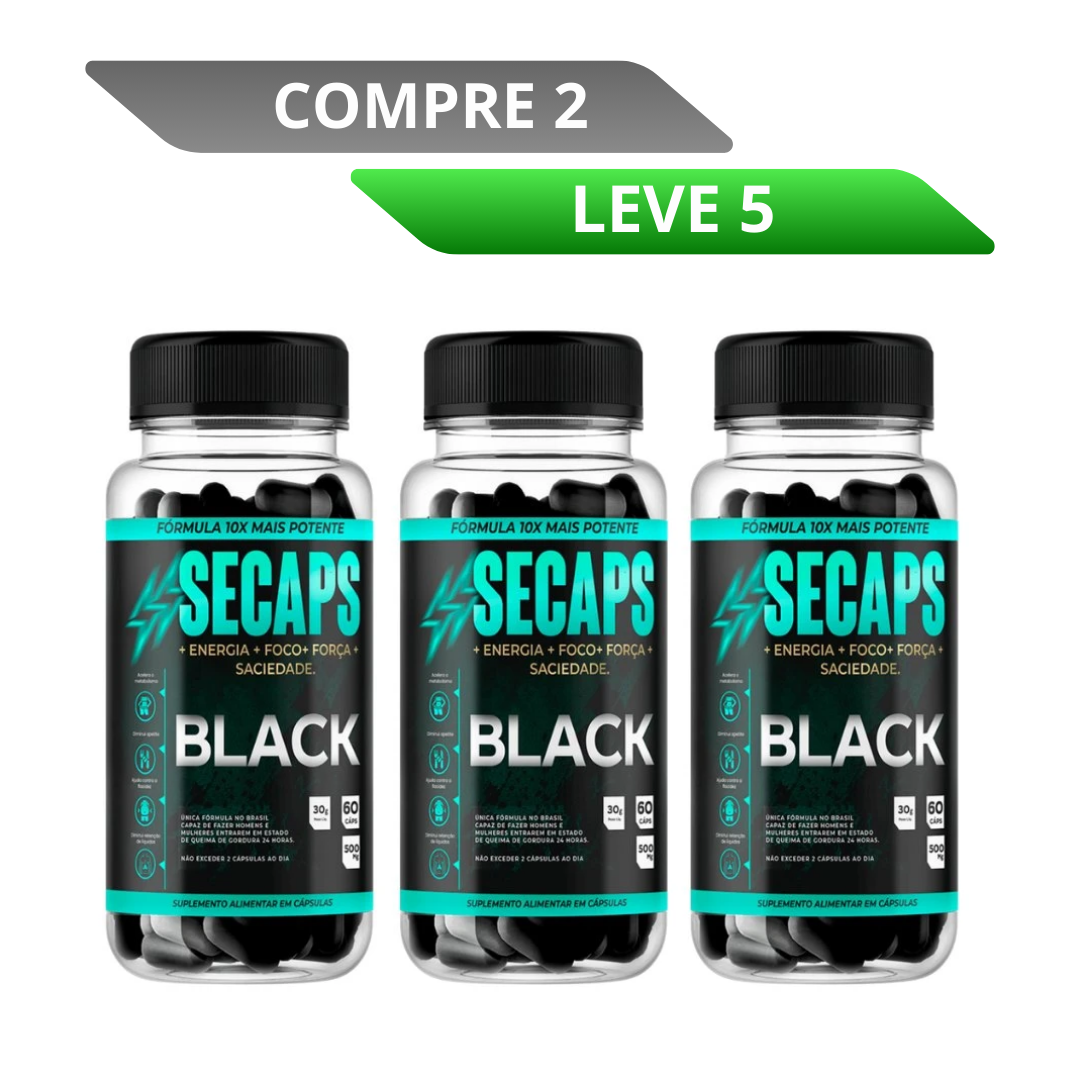 Secaps Black Original - A Revolução do Emagrecimento